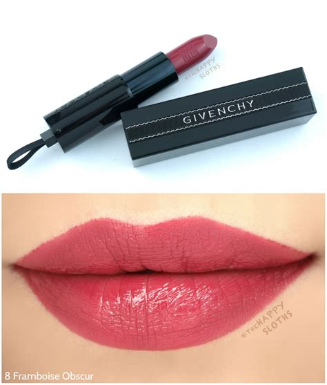 givenchy rouge interdit satin lipstick swatches|givenchy color enhancing lipstick.